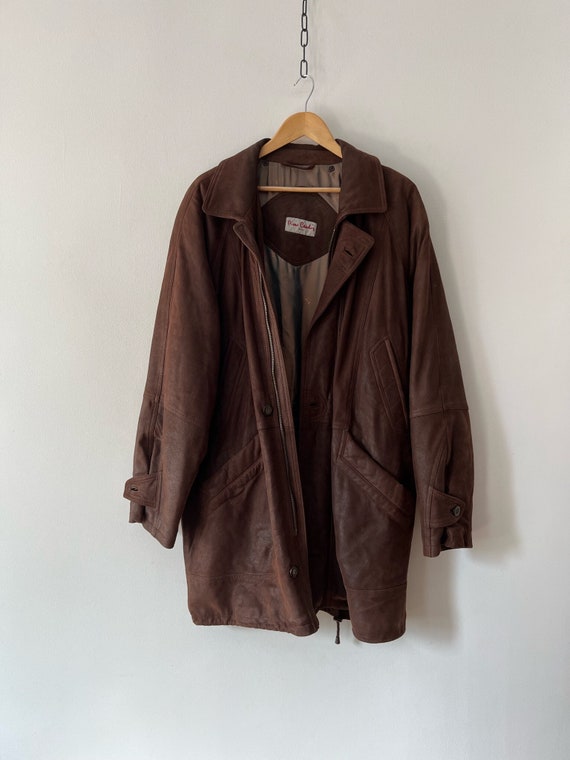 Cravate Homme Vintage Pierre Cardin - Modèle Rayé Marron Multi - New York/Paris - Neuve Sans étiquette