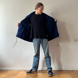Vintage Blue Odlo Windbreaker Jacket, size oversized L/XL men or oversized XL/2XL women image 8