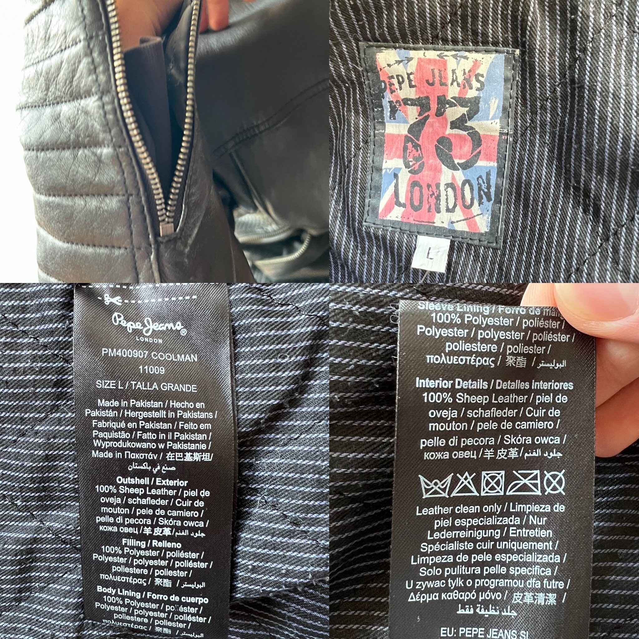 Chaqueta cuero pepe jeans hotsell