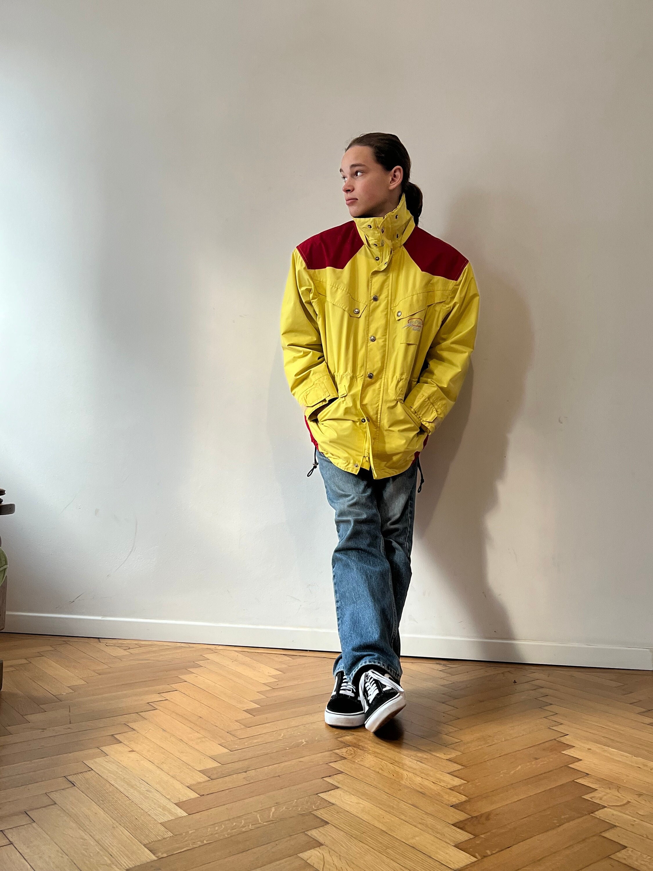 Nice Vintage Yellow Mover Sportswear Jacket Size Oversized M L Men or Oversized L XL Women Etsy UK