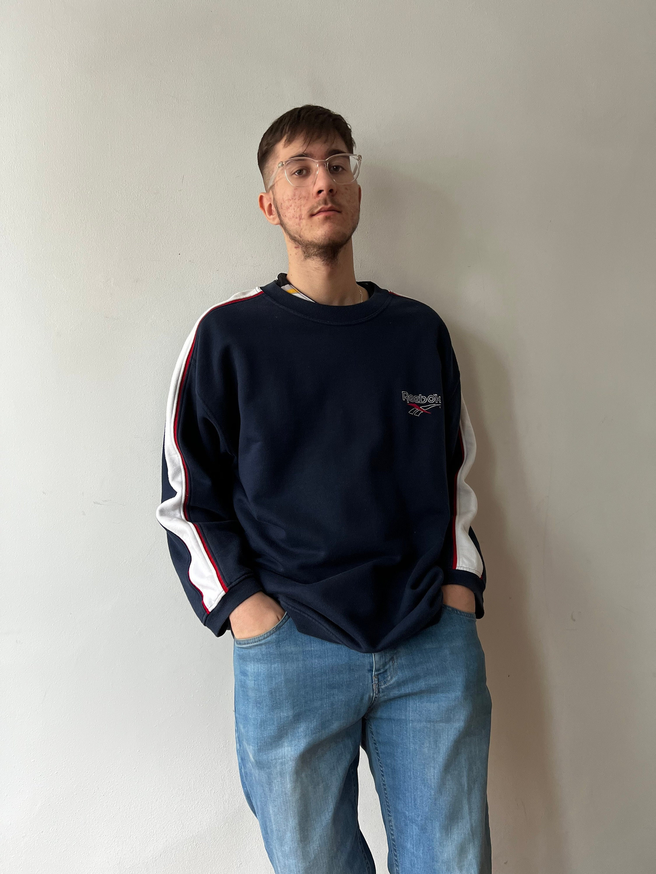 Reebok vintage 2024 sweatshirt mens 2014