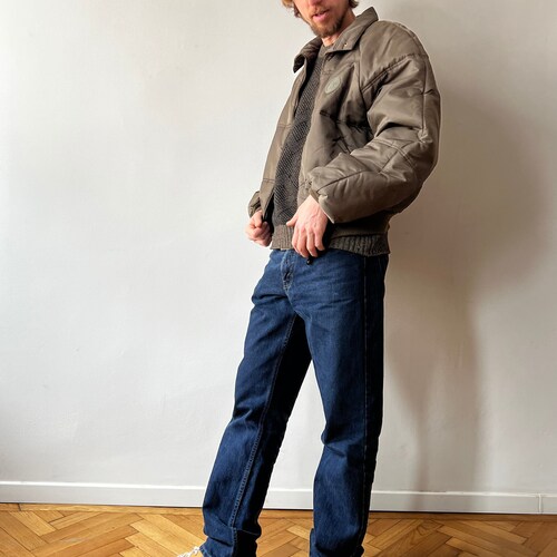 Vintage old-school puffer bomber jacket Converse for men, shops oversized L/XL
