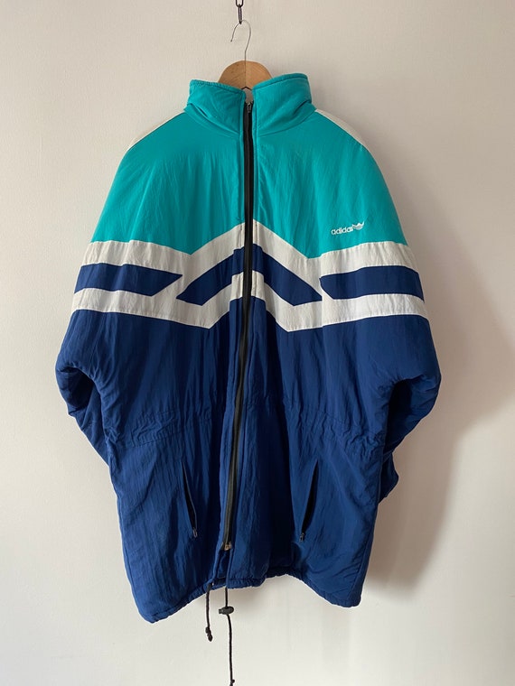 Dope Vintage ADIDAS Long Jacket Made in Germany Suits an Dope Vintage ADIDAS Long Jacket Made in Germany Suits an