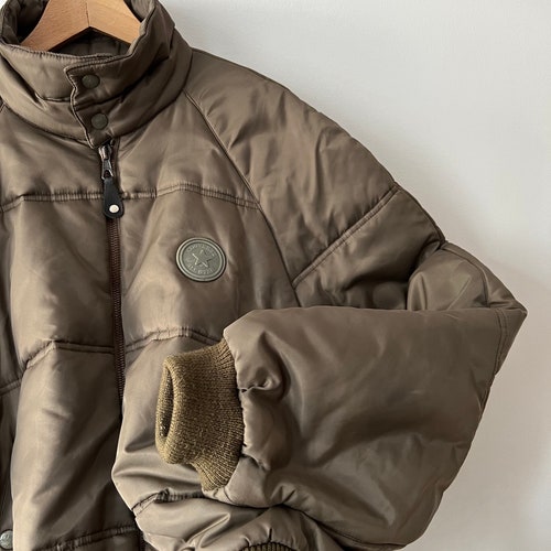 Vintage old-school puffer bomber jacket Converse for men, shops oversized L/XL