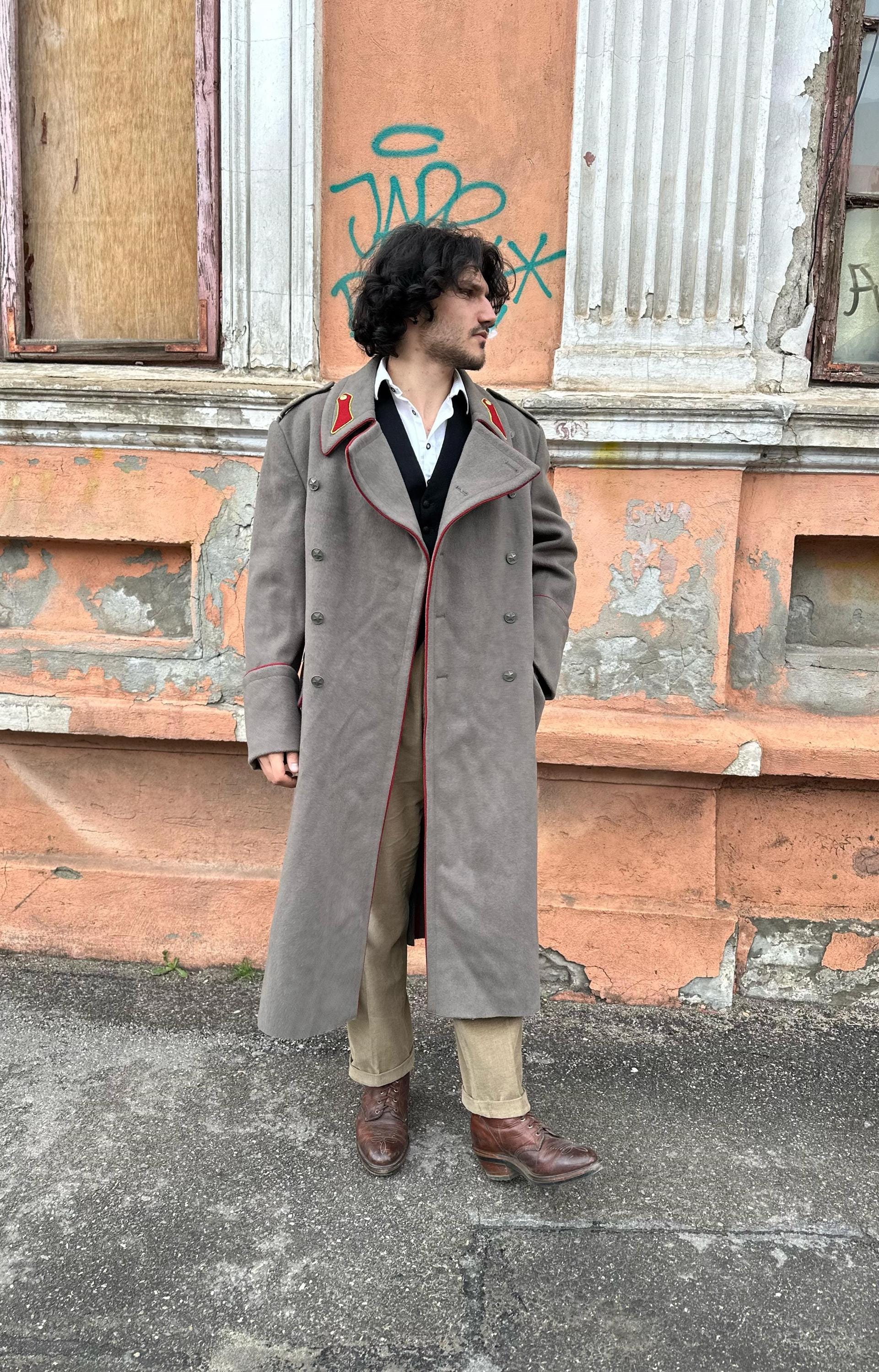 Trench Coat Wool Swing Coat With Hood Women's Red Swing Wool Coat