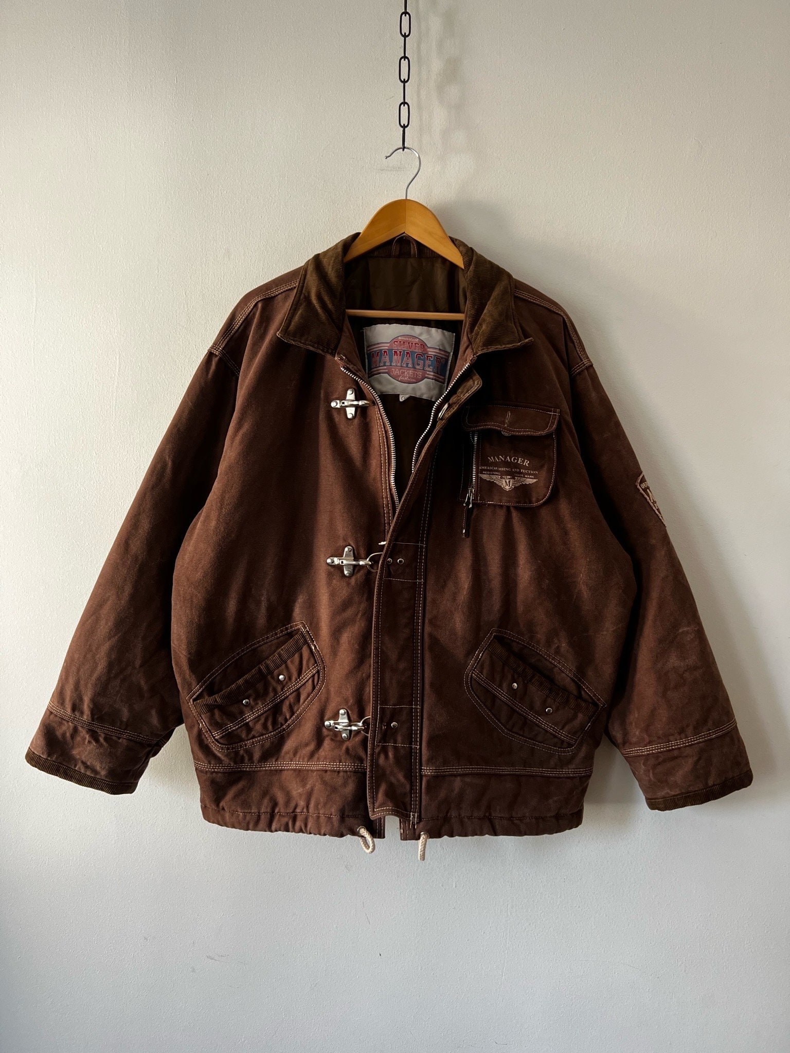 Solid Durable Vintage American Manager Utility Jacket With - Etsy