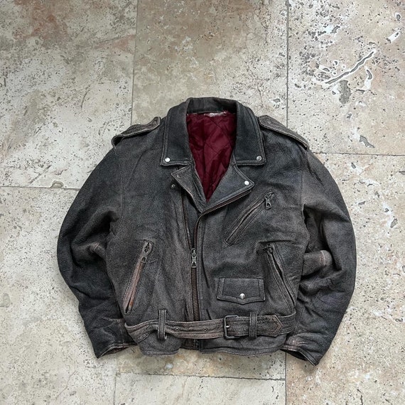 Avanti Amazing Vintage 70s Brown Leather Jacket, … - image 5