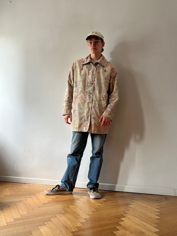 Vintage Colorful Micro by Rudolf Scherer Jacket Size - Etsy