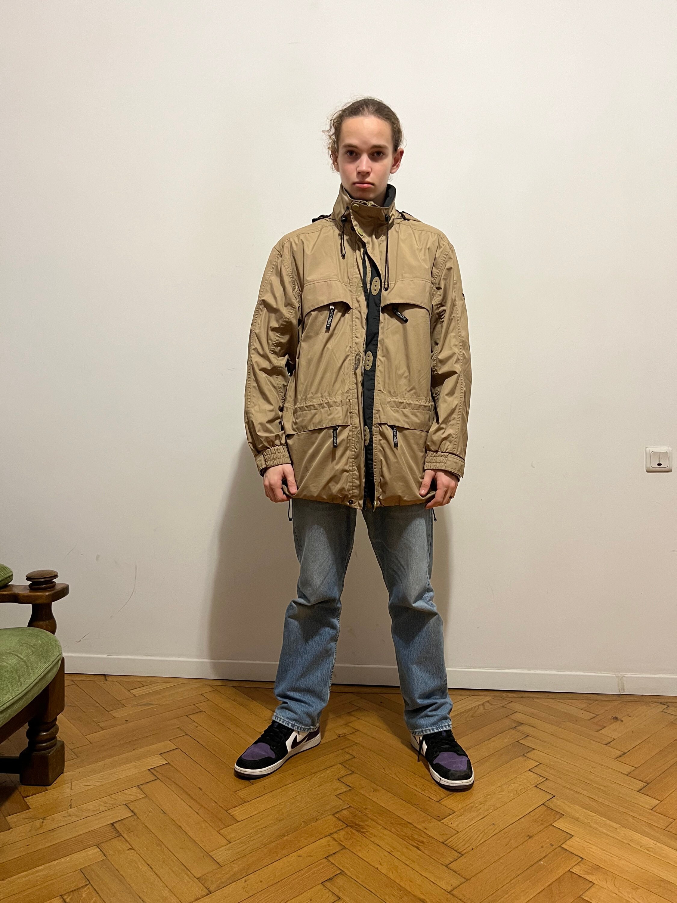 Amazing Vintage Beige Northland Jacket, Size L/XL Men and Amazing Vintage Beige Northland Jacket, Size L/XL Men and