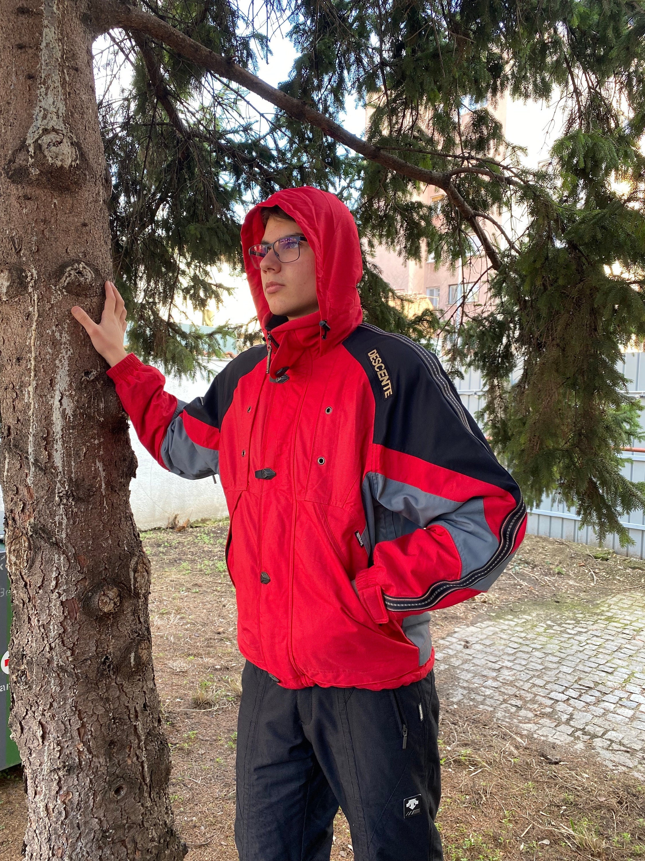 スキー DESCENTE vintage ski suits Vintage Descente Ski Suit Two Pieces, Japanese Brand