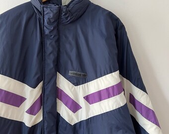 Retro Vintage Adidas Football Jacket, Size From Oversized L to 2XL