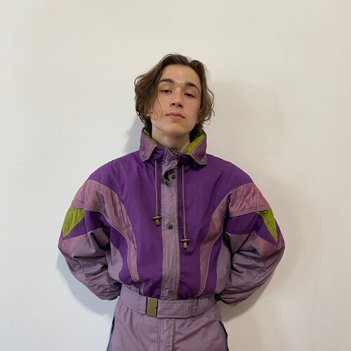 Vintage shops retro old school Rodeo Ski Suit for men, size M