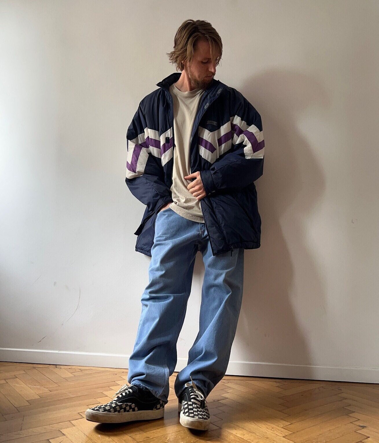 Retro Vintage Adidas Football Jacket, Size From Oversized L to 2XL