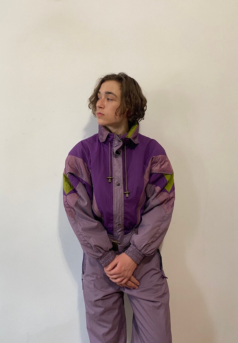 Vintage shops retro old school Rodeo Ski Suit for men, size M