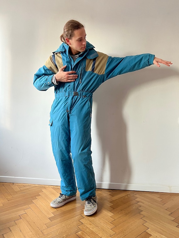 Overall, Ski - Women Men Etsy Schoffel L/XL M/L Suit Oversized Vintage Size Israel Beautiful Blue Gore-tex Oversized or