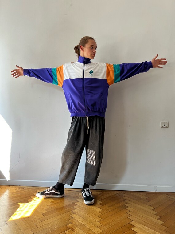 Sweet Vintage 90s Lotto Tracktop, amazing color c… - image 6