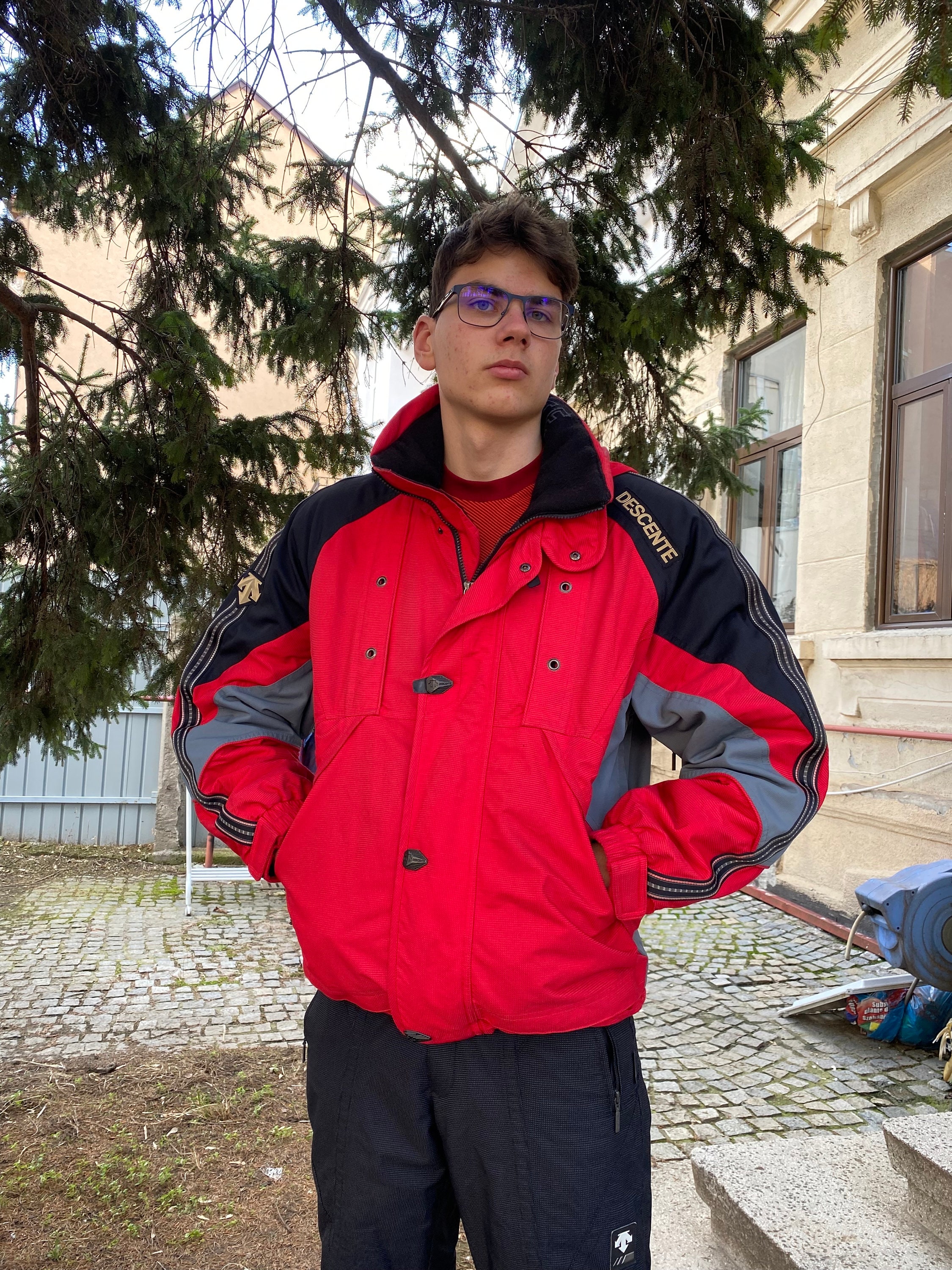 スキー DESCENTE vintage ski suits Vintage Descente 80s Men's Ski Suit Made in Japan Snowsuit