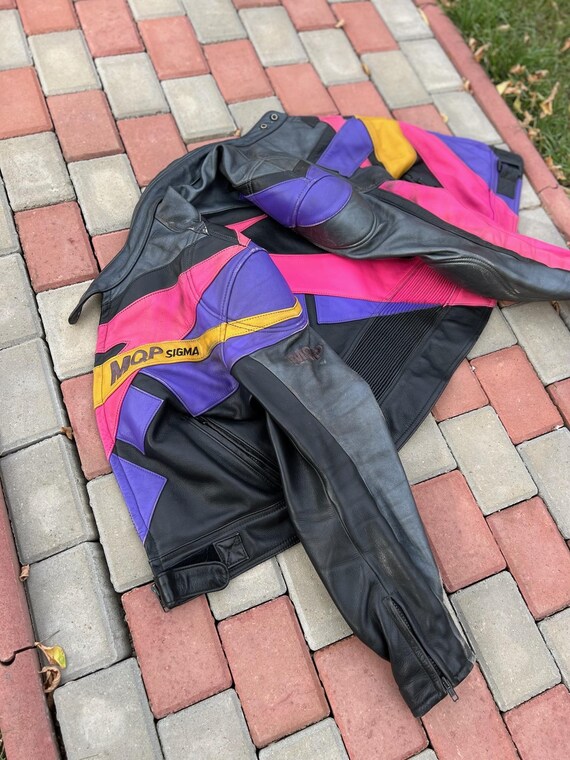 Hot Colorful MQP Biker Leather Jacket, Fabulous Design Hot Colorful MQP Biker Leather Jacket, Fabulous Design