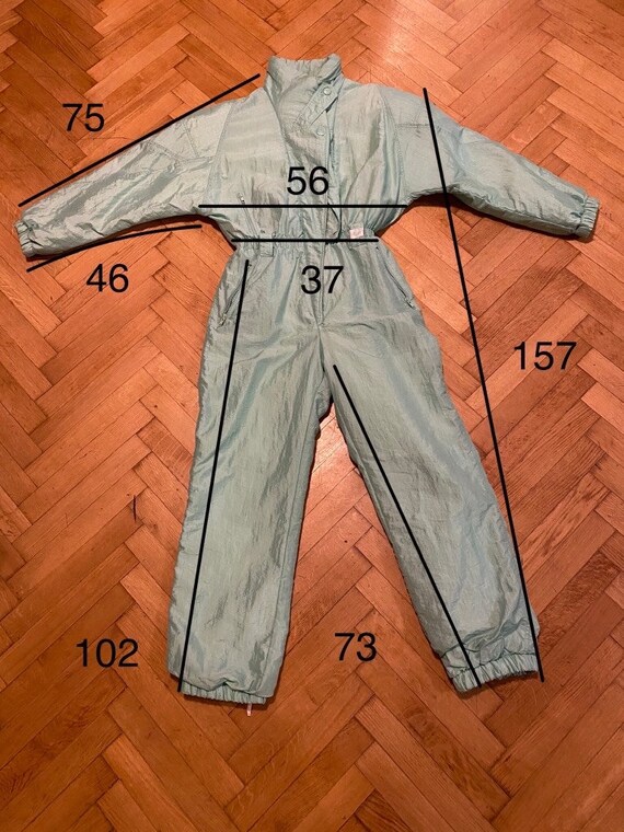 Vintage Minty Innsbruck Ski suit overall, size S … - image 10