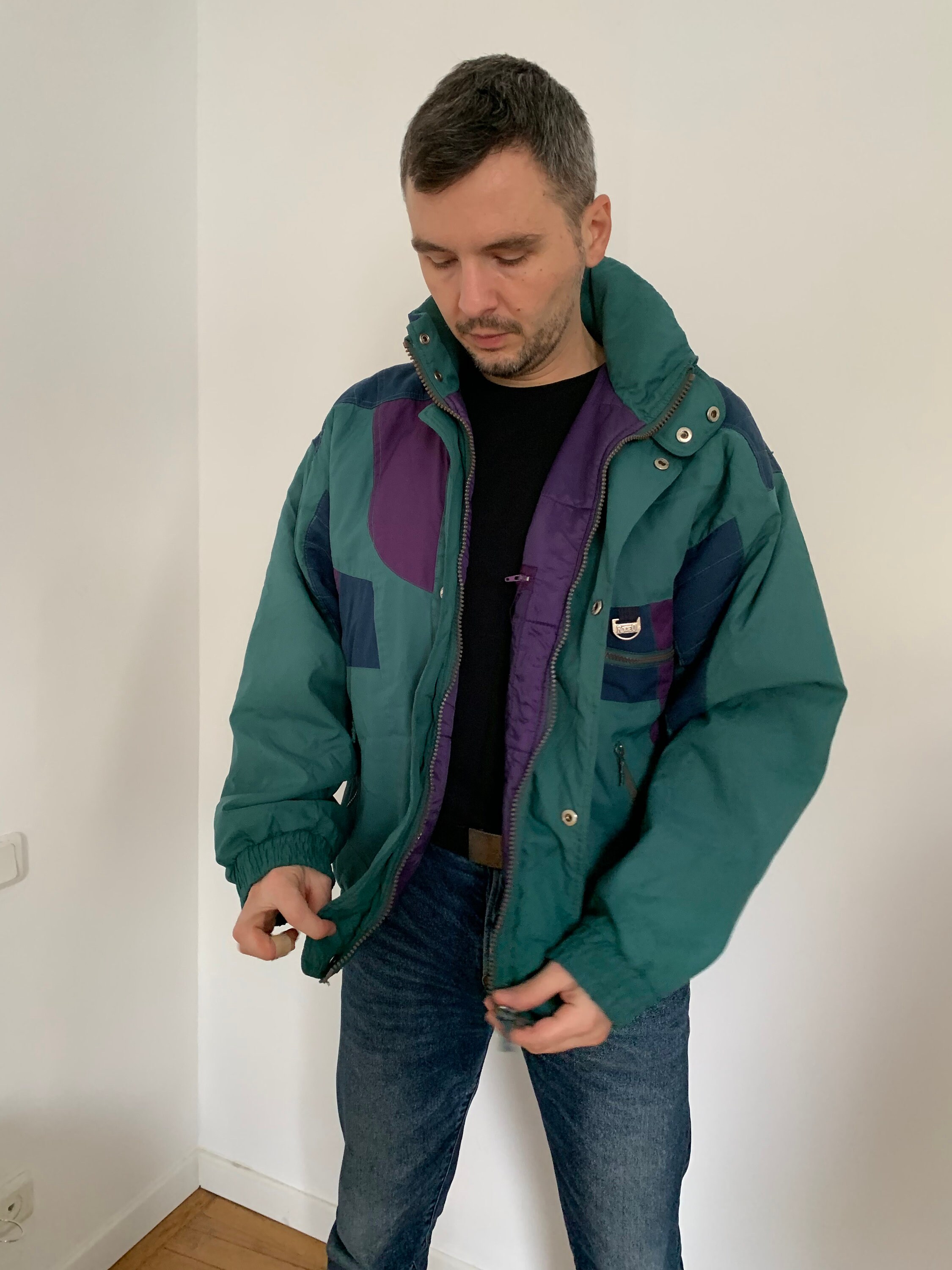 Teal Vintage Winter Jacket | 