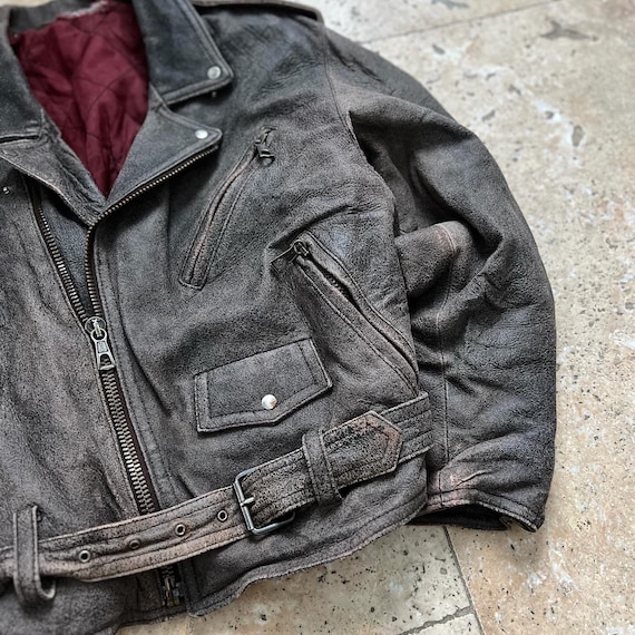Avanti Amazing Vintage 70s Brown Leather Jacket, … - image 6