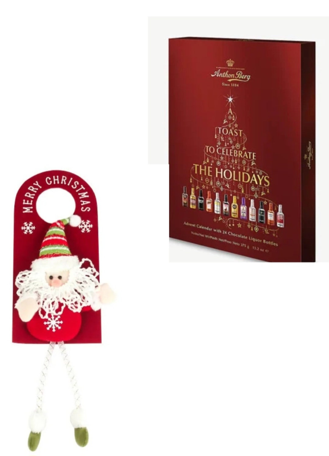 Anthon Berg Adult Advent Calendar With Liquor Chocolate Etsy