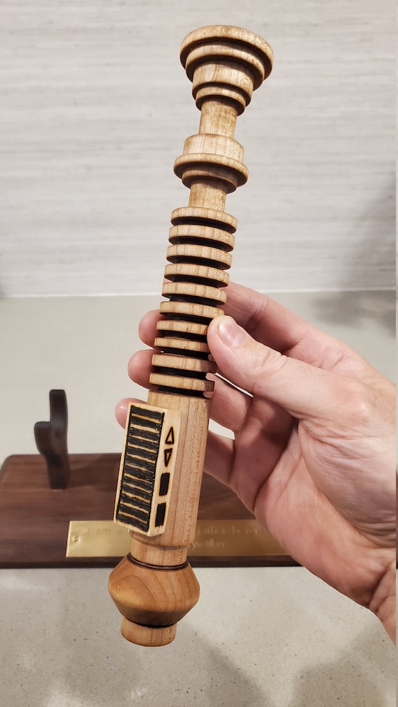 Wooden Lightsaber Handmade Etsy