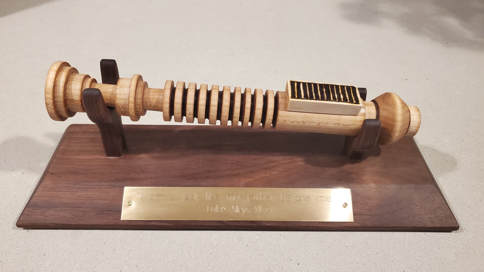 Wooden Lightsaber Handmade Etsy