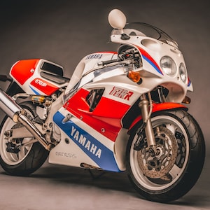 Yamaha FZR750R OW-01 Art Print 24&quot; x 36&quot; (2ft x 3ft) Signed by Nathan May