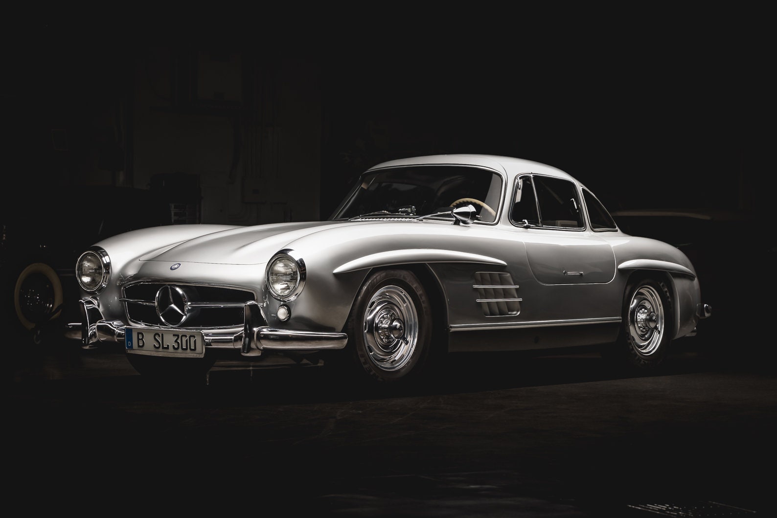 1954 Mercedes 300 SL - Art Print - Etsy