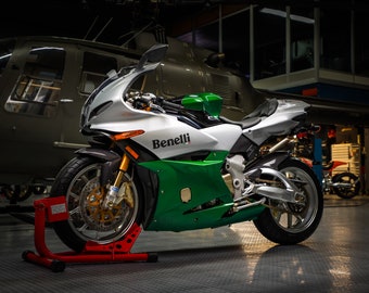 Garage Dreams - Benelli Tornado Tre LE 24 x 36 inch (2ft x 3ft) art print signed by Nathan May