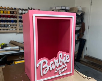 How I made this Barbie Box out of a Fridge Box for Photo Shoot