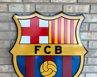 Fc Barcelona Logo Etsy