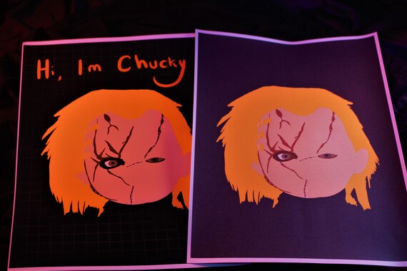 ART PRINT Chucky inspired illustration Movie Wall Art Horror Gift Child's Play 