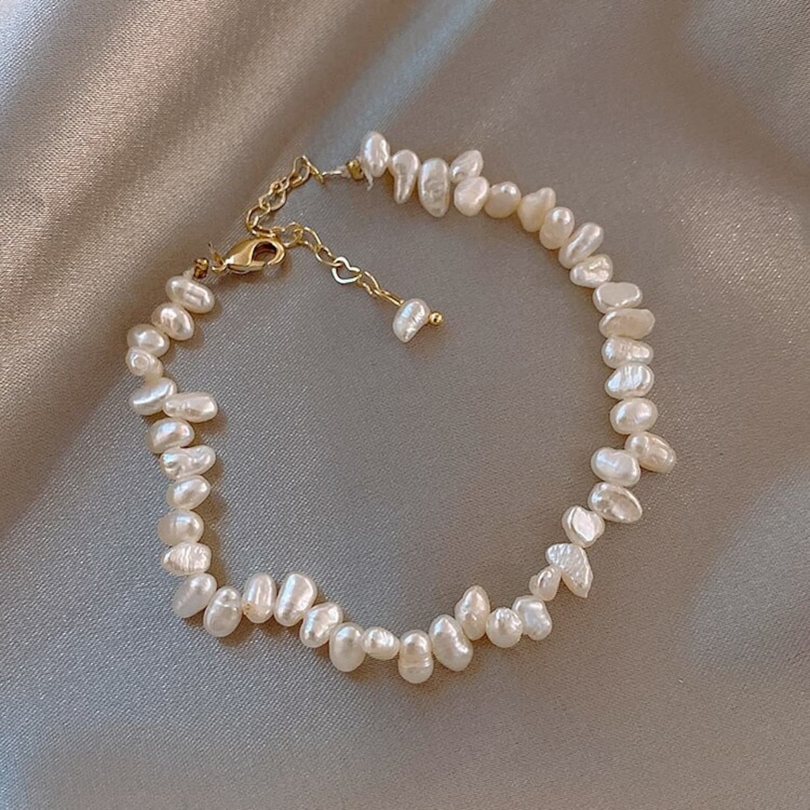 Korea Hot Selling Fashion Jewelry Simple White Natural Freshwater Pearl