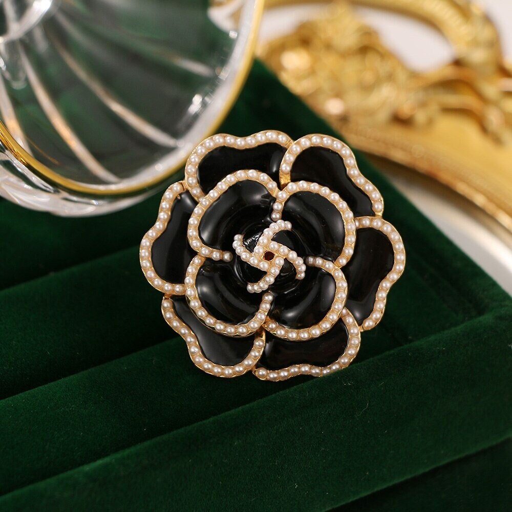 Dainty Fabric Peony Flower Brooch Pin - 100mm, For Wedding, Dress, Suit Accessory - View #10