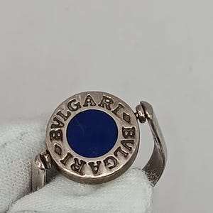 Authentic Bulgari Spinner Ring Silver