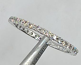 18kt Fine Champaign Diamond Band.