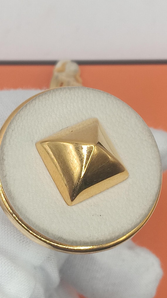 Authentic Hermes Large Earrings - image 3