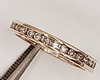 14kt diamond band 1 carat nice diamonds