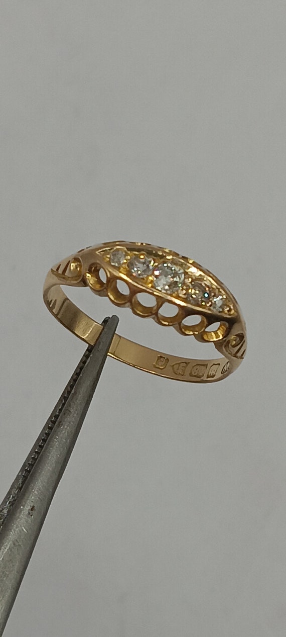 18kt Edwardian diamond ring