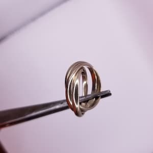 Rolling rings 14kt w.g. vintage