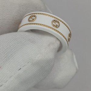 Gucci 18kt Keramikring