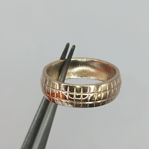 14kt Mid Century Band