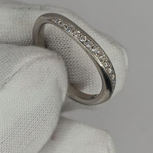 950 Platinum Diamond vintage band