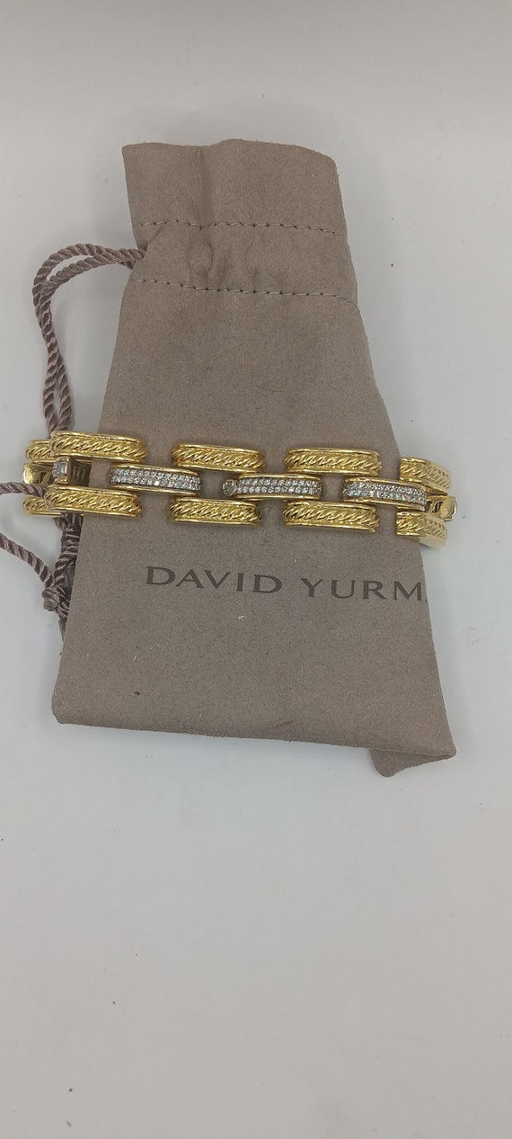 vintage 18kt Diamond Yurman bracelet