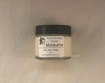 Aloe Face Crème | Organic | Moisturizing with Aloe Vera Gel, Jojoba Oil, Baobob Seed Oil, Coconut Oil and Essential Oils