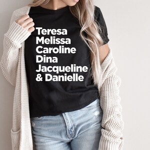 Real Housewives of New Jersey Original Cast T-Shirt, RHONJ Tee, Bravo Fan Gear, Bravo TV shirt, Real Housewives T-shirt