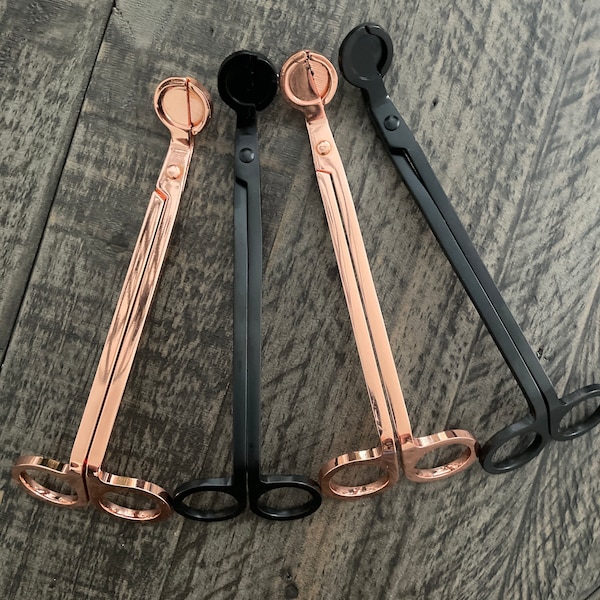 Rose Gold Wick Trimmer with Elegant Design - Must-Have Accessory for Candle Enthusiast, Candle Care, Wick Cutter, Candle Enthusiast Gift