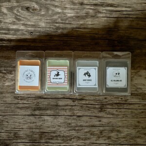 Halloween Wax Melts, Strong Scented Halloween Wax Melts, Fall Wax Melts, Spooky Halloween, Soy Wax Melts, Pumpkin spice